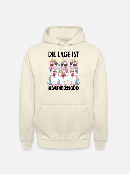 The situation is drunkenness - Unisex Hoodie - vanilla