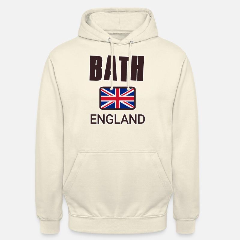 Bath, Angleterre - Sweat-shirt à capuche unisexe - vanille