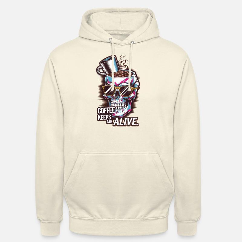 Kaffee = Leben - Unisex Hoodie - Vanille-Milchshake