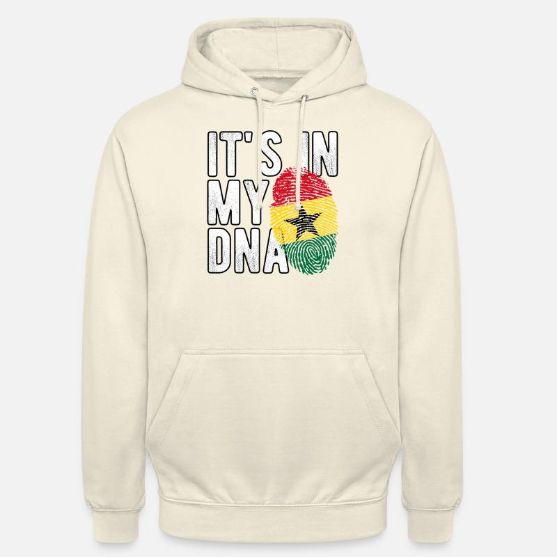 Ghana-C’est dans mon ADN - Sweat-shirt à capuche unisexe - vanille