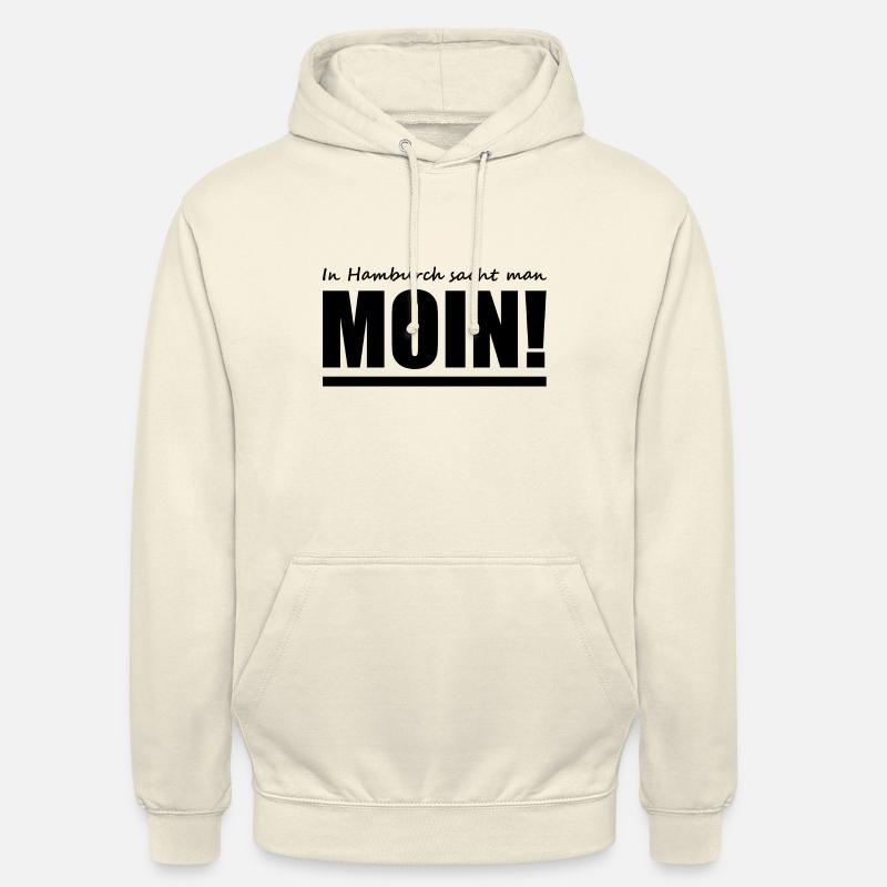 Moin - Hamburch - Sprüche - Unisex Hoodie - Vanille-Milchshake