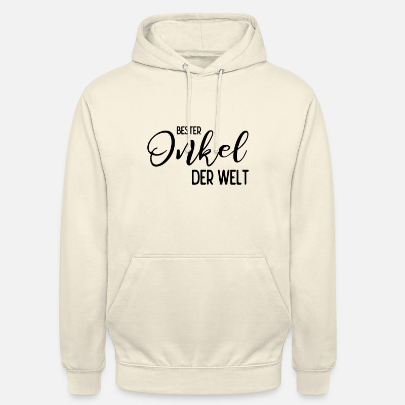 Bester Onkel der Welt - Unisex Hoodie - Vanille-Milchshake