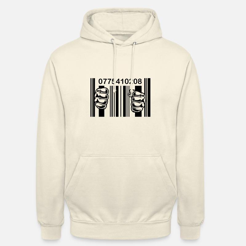 PRISON BARCODE - Unisex Hoodie - Vanille-Milchshake