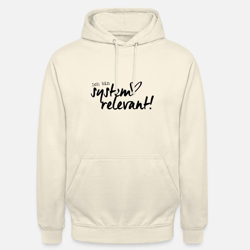 Systemrelevant - Unisex Hoodie - Vanille-Milchshake