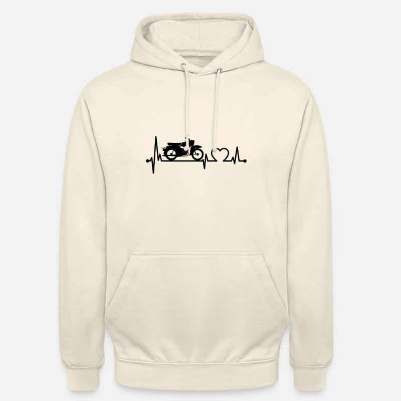 Simson Sperber Herzschlag -schwarz- - Unisex Hoodie - Vanille-Milchshake