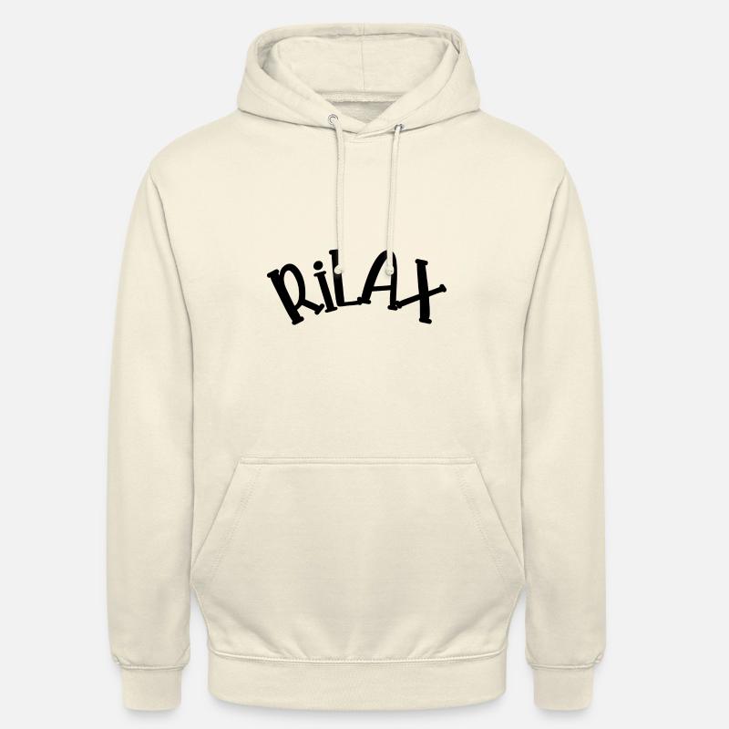 rilax - Sweat-shirt à capuche unisexe - vanille