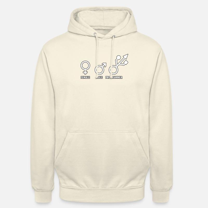 Developer Admin Coder Programmer Computer - Unisex Hoodie - vanilla