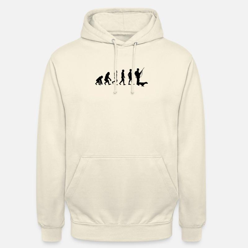 Chasseur Cadeau Chasseurs Evolution - Sweat-shirt à capuche unisexe - vanille