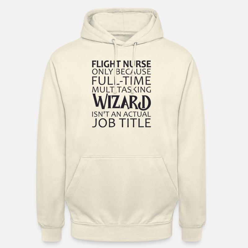 Flight Nurse Wizard Luftrettung - Unisex Hoodie - Vanille-Milchshake