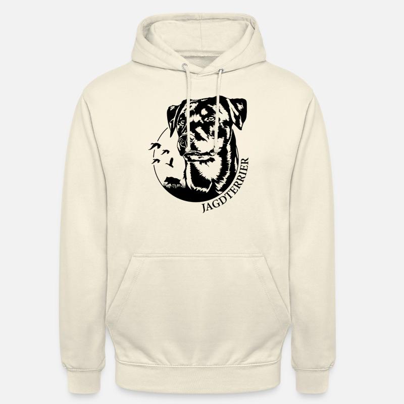 Jagdterrier Jagdhunde Jagdhund Hunde Wilsigns - Unisex Hoodie - Vanille-Milchshake