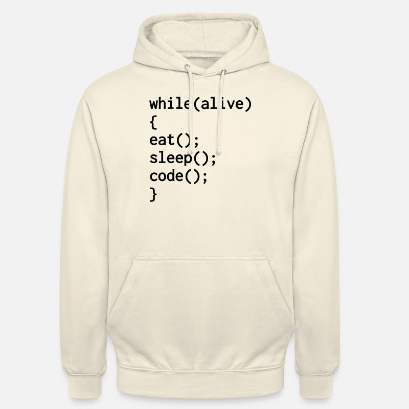 Entwickler / Informatiker / Programmierer / - Unisex Hoodie - Vanille-Milchshake