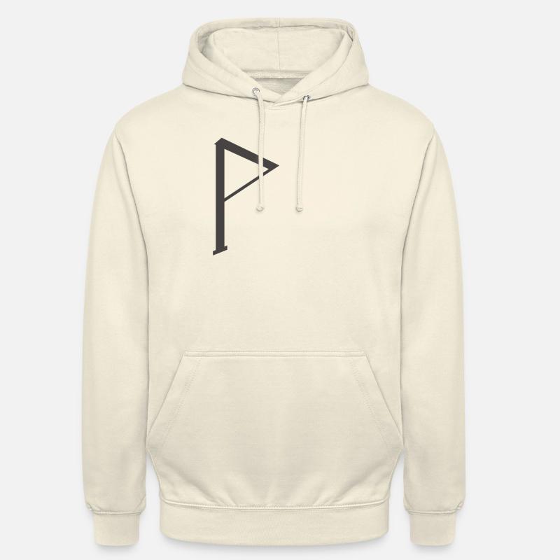 Viking Runes Wunjo - Sweat-shirt à capuche unisexe - vanille