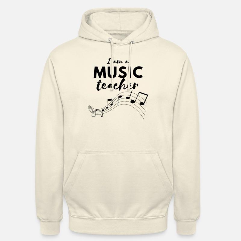 Ich bin eine MUSIKLEHRER-Sammlung - Unisex Hoodie - Vanille-Milchshake