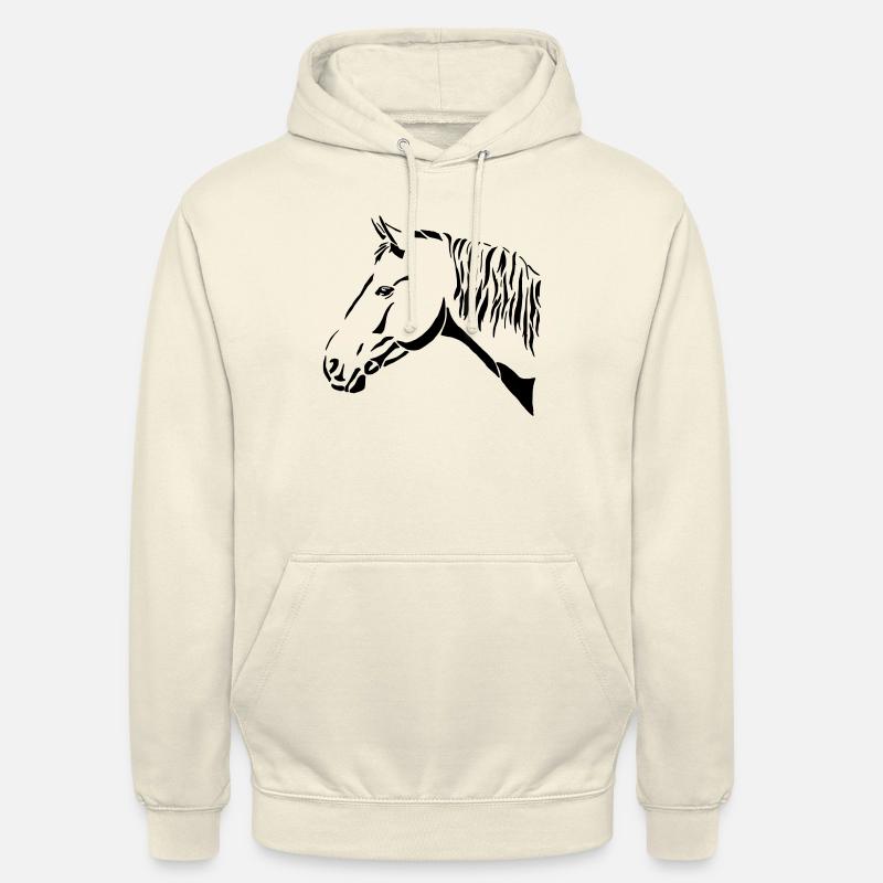 Pferdekopf - Unisex Hoodie - Vanille-Milchshake