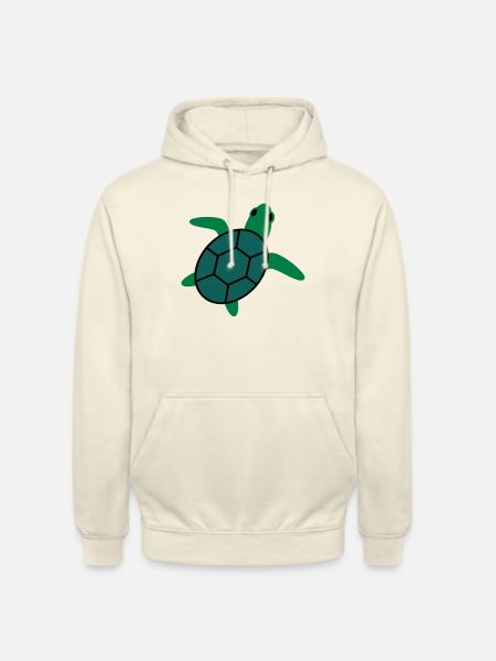 turtle - Unisex Hoodie - vanilla