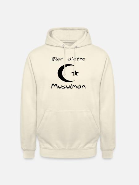 fier_musulman - Unisex Hoodie - vanilla