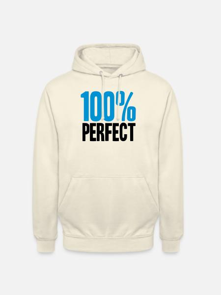 100 % Perfect - Unisex Hoodie - Vanille-Milchshake