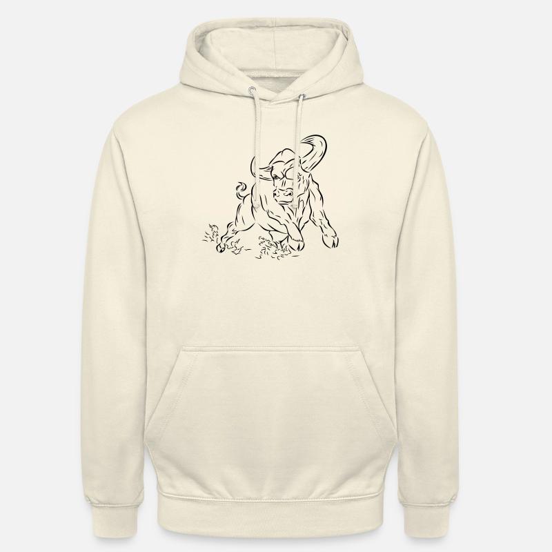 Bull - Unisex Hoodie - vanilla