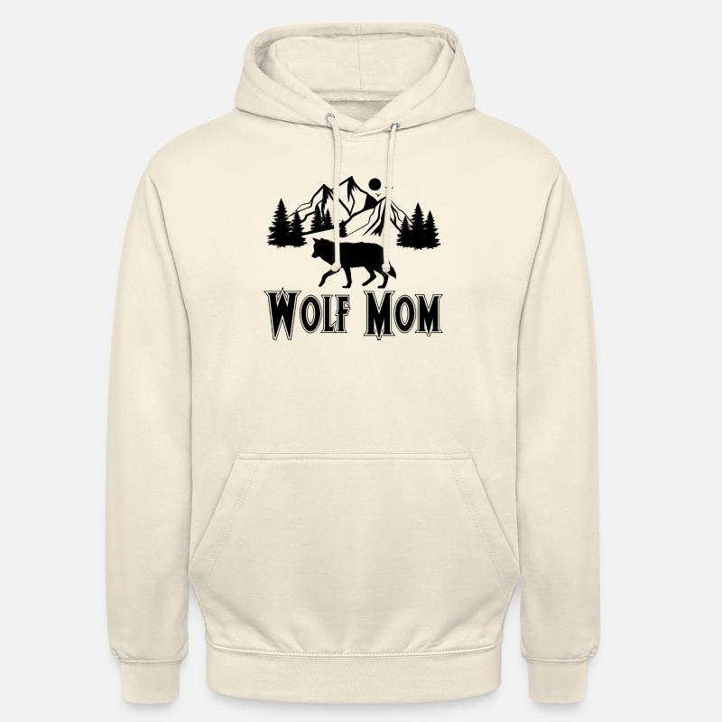 Wolfsmutter 1 - Unisex Hoodie - Vanille-Milchshake