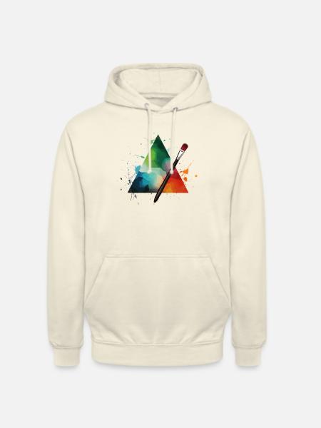 Abstrakter Künstler - Unisex Hoodie - Vanille-Milchshake