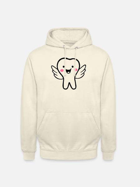 zahn lustig - Unisex Hoodie - Vanille-Milchshake