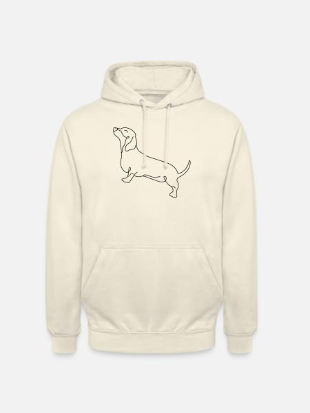 long dog - Unisex Hoodie - vanilla