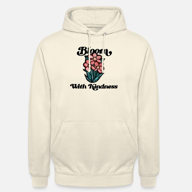 Erblühen mit Freundlichkeit - Unisex Hoodie - Vanille-Milchshake