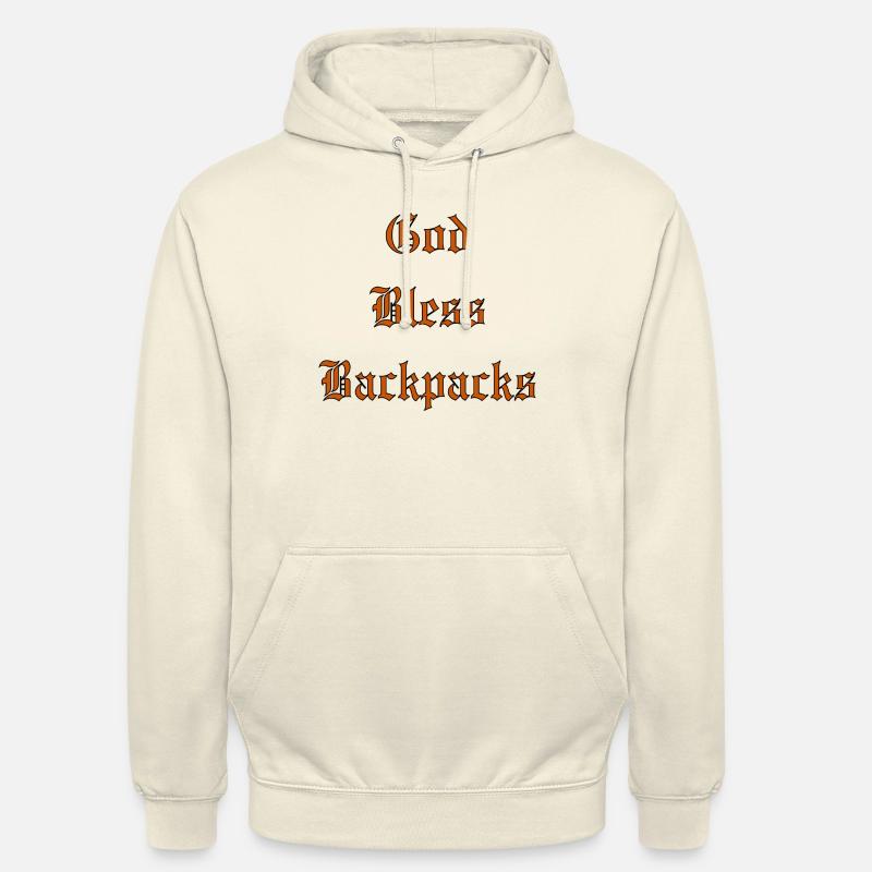 GodBlessSacs à dos - Sweat-shirt à capuche unisexe - vanille