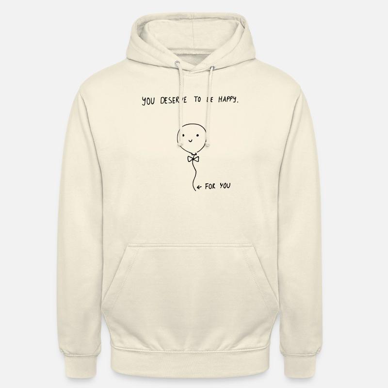 Liebe Freundschaft Partner - Unisex Hoodie - Vanille-Milchshake