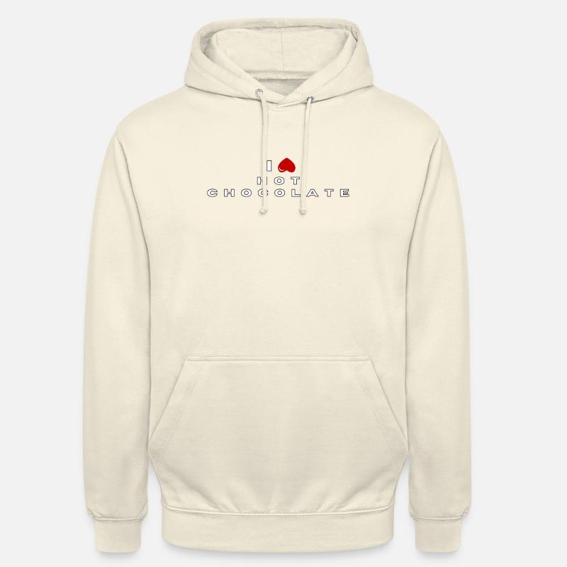 Je déteste le chocolat chaud - Sweat-shirt à capuche unisexe - vanille