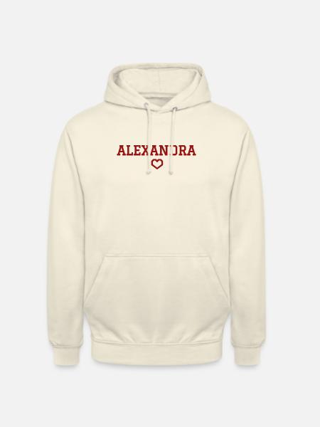 Alexandra Heart - Unisex Hoodie - vanilla