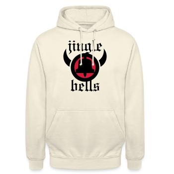 jingle bells rock - Unisex Hoodie - vanilla - Front - Alina (178cm) & Michal (187cm)