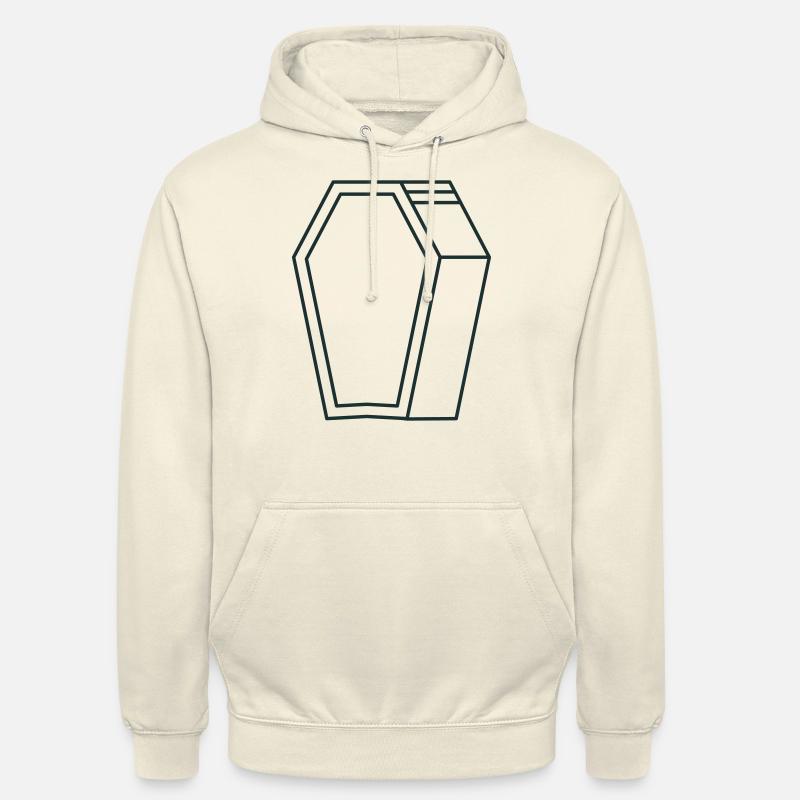 Sargform in 3D - Unisex Hoodie - Vanille-Milchshake