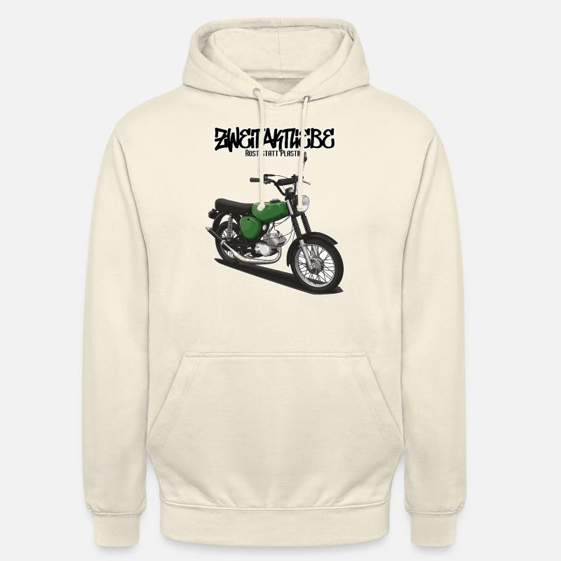 S51 (vert billard) // Illustration - Sweat-shirt à capuche unisexe - vanille