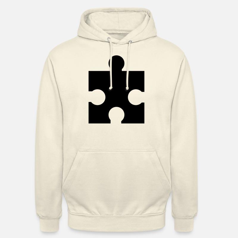 Puzzle - Sweat-shirt à capuche unisexe - vanille