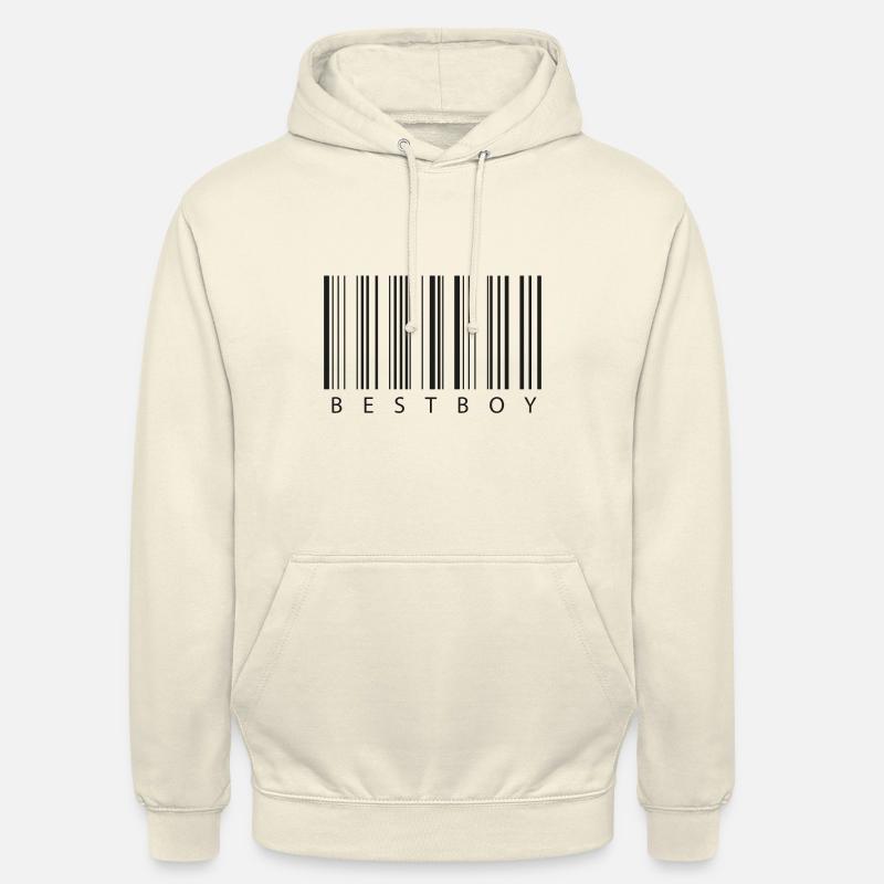 Bestboy Barcode - bester Freund - Unisex Hoodie - Vanille-Milchshake