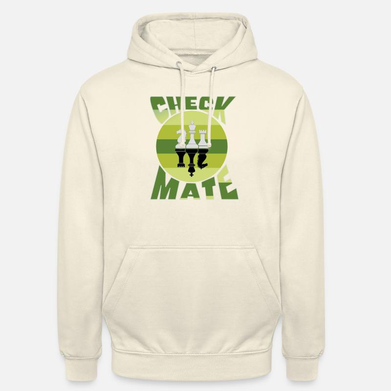 Pensez comme un maître d’échecs - Sweat-shirt à capuche unisexe - vanille