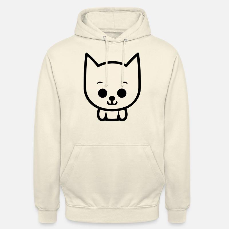 Renard - Sweat-shirt à capuche unisexe - vanille
