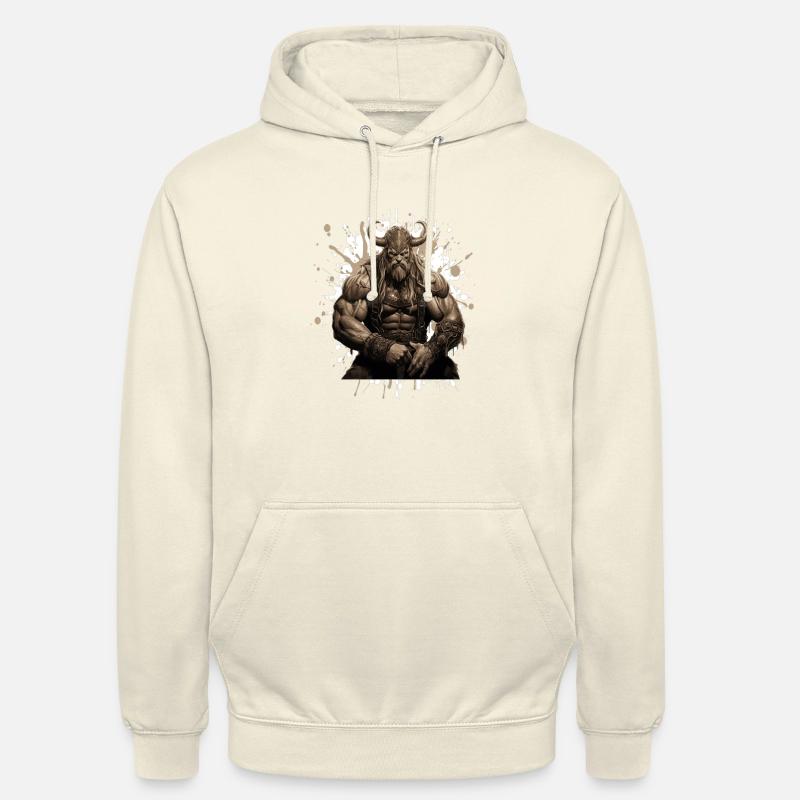 Viking Oding Muscles Musculation - Sweat-shirt à capuche unisexe - vanille