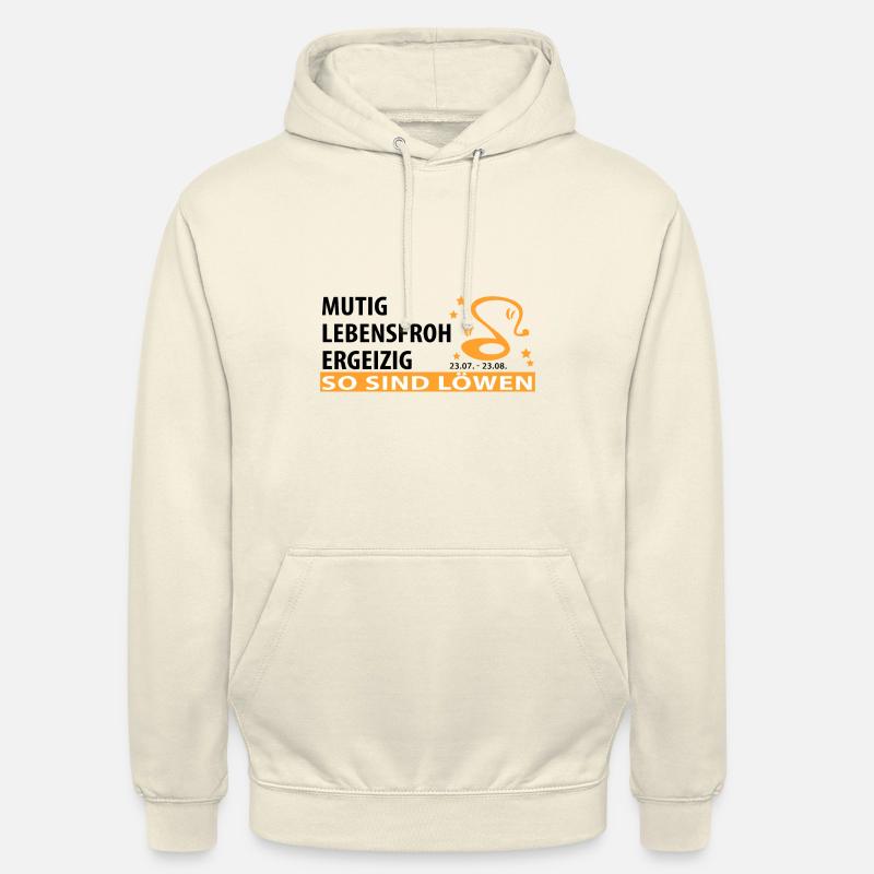 Sternzeichen Löwe - Eigenschaften - Unisex Hoodie - Vanille-Milchshake