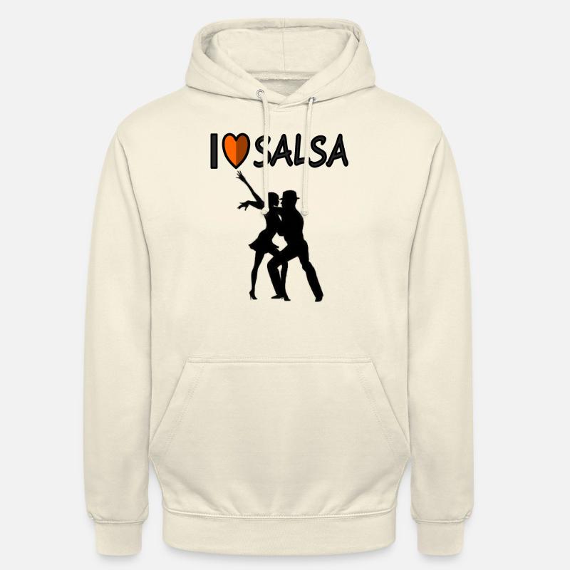 Idée cadeau danseur de danse salsa cours de danse - Sweat-shirt à capuche unisexe - vanille