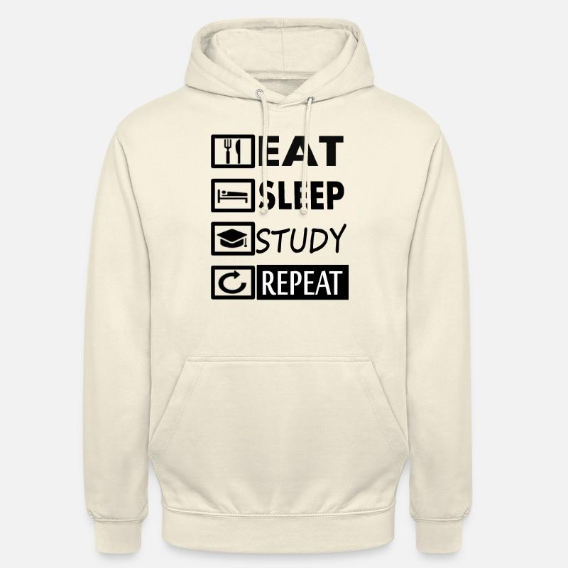 Studium studieren Student Studentin Geschenkidee - Unisex Hoodie - Vanille-Milchshake