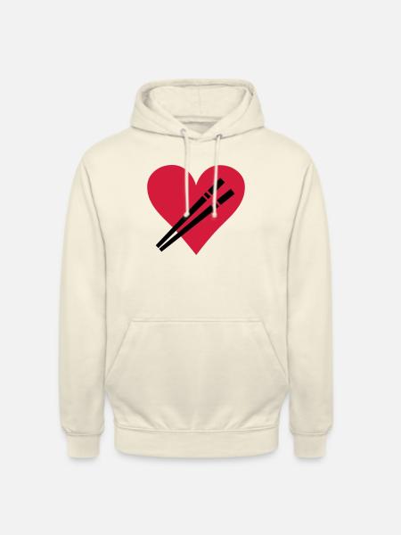 Love Stäbchen - Sushi - Unisex Hoodie - Vanille-Milchshake