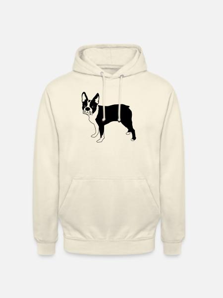 Boston terrier de - Unisex Hoodie - Vanille-Milchshake