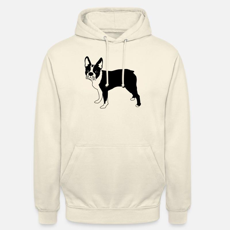 Boston terrier de - Unisex Hoodie - Vanille-Milchshake