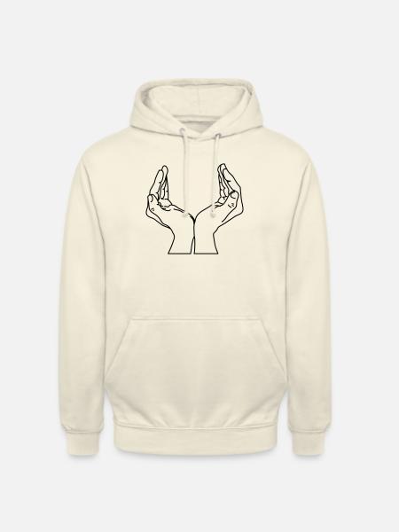 schalenhaende - Unisex Hoodie - vanilla