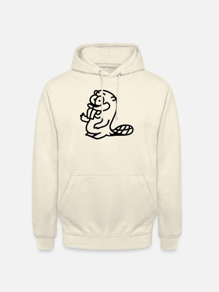 Biber - line - Unisex Hoodie - vanilla