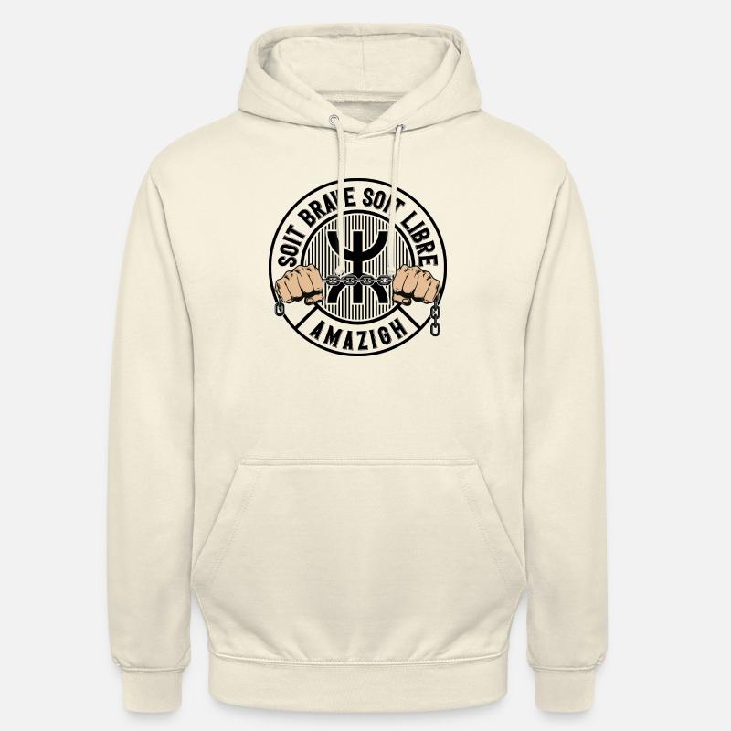 Entweder mutig oder frei. Amazigh. - Unisex Hoodie - Vanille-Milchshake