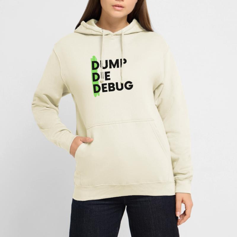 Codage de débogage de programmation de vidage Sweat-shirt à capuche unisexe