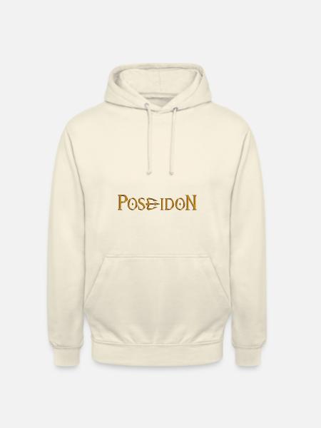Poséidon or relief - Sweat-shirt à capuche unisexe - vanille